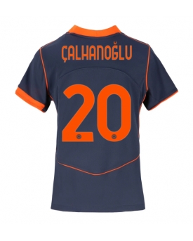 Inter Milan Hakan Calhanoglu #20 Maglia Gara Terza Repliche 2025-26 Donna Maniche Corte Inter Milan Hakan Calhanoglu #20 Maglia Gara Terza Repliche 2025-26 Donna Maniche Corte